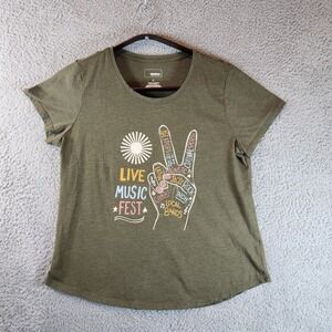 Sonoma Live Music Fest T-Shirt Womens L Rock Jazz Latin‎ Pop Folk Indie Country